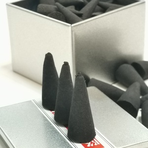 กรวยธูปธรรมชาติทรงกรวยสีดำทรงกรวยแบบสกัดจากถ่าน - Product Image 3