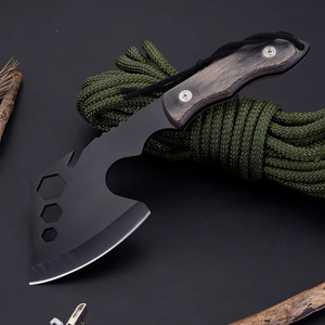 Survival thép không gỉ chặt rìu rìu bushcraft dao củi cắm trại ngoài trời với sợi thủy tinh thép gỗ xử lý - Product Image 2