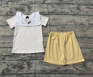 Conjunto de Ropa de Bautizo para Bebé Niña BSSO1777, Bordado Personalizado, Cómodo para Toda Temporada, 95% Algodón, 5% Elastano, Manga Corta - Product Image 1