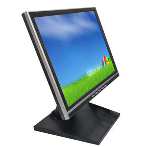 จอมอนิเตอร์ LED 14นิ้ว4สาย/5สายหน้าจอสัมผัสแบบ capacitive แบบ <span class=keywords><strong>Resistive</strong></span> จอภาพแสดงผล VGA สำหรับสำนักงานทำงาน - Product Image 4