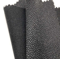 YNS Entoilage 100% Polyester pour tissage à jet d'eau 60gsm/90gsm/130gsm avec revêtement PES, toucher doux/ferme pour la construction de manteaux