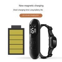 Neues Hunde-Trainingsgerät Smart Ferngesteuertes Trainingsgerät Anti-Bell Elektroschock Geräusch Vibration IP68 Wasserdicht ABS