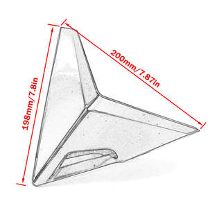 Parabrisas lateral de motocicleta, Deflector de viento para <span class=keywords><strong>Honda</strong></span> <span class=keywords><strong>Forza</strong></span> <span class=keywords><strong>750</strong></span> 2021 2022, accesorios - Product Image 6