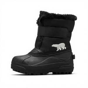 Youth Waterproof <b>Snow</b> <b>Boot</b> Fur Lined Anti Slip Outdoor School <b>Boot</b> - Product Image 4