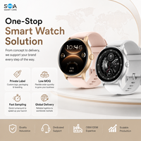 Reloj Inteligente Deportivo Circular Clásico Personalizado de Fábrica China para el Seguimiento Diario de la Salud y Llamadas Telefónicas