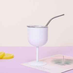 Verre à vin isotherme double paroi en acier inoxydable de 4 oz avec mini ventouse pour vin rouge, idéal pour les fêtes, cadeaux d'affaires, anti-fuite - Product Image 3