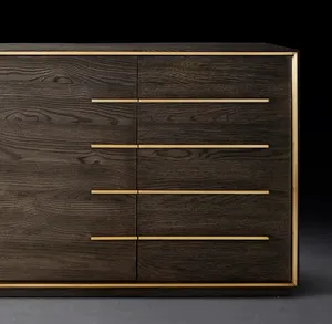 Sassanid phổ biến nhất tủ bếp thiết kế tối giản phòng khách <span class=keywords><strong>Calvin</strong></span> 4 cửa tủ - Product Image 5