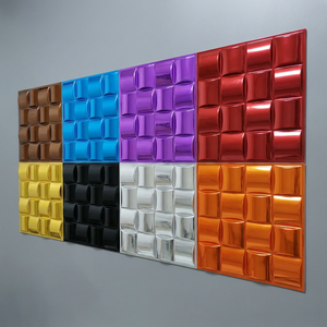 Pannello Murale 3D in PVC Moderno, Piastrelle Decorative Impermeabili per Interni, Decorazione per <span class=keywords><strong>Parete</strong></span> TV in <span class=keywords><strong>Soggiorno</strong></span> - Product Image 1