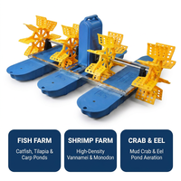 Aérateur à pales électriques 3HP pour étang à crevettes, aquaculture, acier inoxydable, anti-corrosion, haute efficacité, faible bruit, sans huile