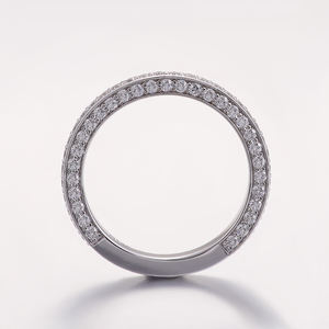 Usine En Gros <span class=keywords><strong>1</strong></span> <span class=keywords><strong>Carat</strong></span> Or <span class=keywords><strong>Diamant</strong></span> Bague 10k Bague En Or Blanc Rond Brilliant Cut Lab Grown Diamond <span class=keywords><strong>Prix</strong></span> Le Plus Bas Bague De Mariage - Product Image 5