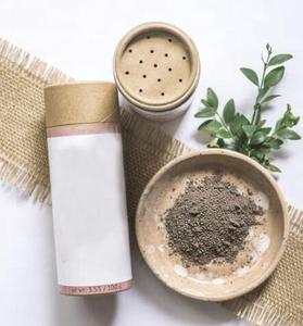 Sinh Thái Thân Thiện Kraft Loose Bột Giấy Ống Gia Vị Jar Protein Bột Bao Bì Với Shaker - Product Image 2