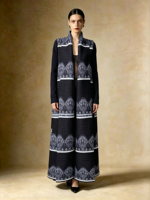 Miyake Ramadan Abaya dubaï modeste Robe Musulmane turc caftan vêtements islamiques Polyester Cardigan femmes musulmanes robe de mode