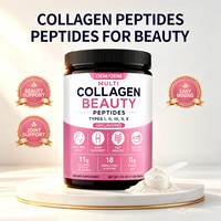 Collagène en poudre à marque privée, formule personnalisée, mélange de protéines de collagène hydrolysé en sachet, fabricant de suppléments OEM
