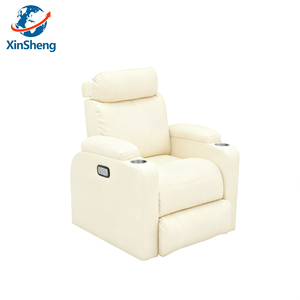 Chaise pivotante de coiffeur réglable électrique Confortable et simple Magasin de pédicure de salon de manucure Applicable Le cuir peut s'allonger à plat - Product Image 6