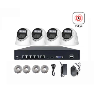 Ensembles NVR IP POE H.265, caméra de sécurité intérieure CCTV avec résolution 2K, NVR 4 canaux - Product Image 4