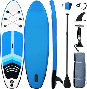 CZFIT Planche de paddle gonflable Drop Stitch Écologique Portable Océan/Lacs Rivières Eaux Taille personnalisable 3 ailerons à enfiler - Product Image 1