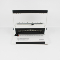 Ofitech A4 4:1 3:1 Profesional Fábrica de plástico Libro Punzonado Espiral Bobina Binder Máquina de encuadernación para uso en la oficina
