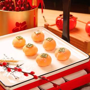 Le <strong>Yao</strong> Ju Light Snacks Xi Shi Lian Lian Persimmon Big Fortune Herb Flavor Chilled Mousse Cake Dessert Open Bag Eat Immediately - Product Image 1