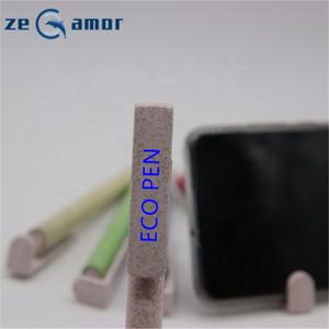 Zeamor 3 en 1 multifunción respetuoso con el medio ambiente Logo personalizado soporte <span class=keywords><strong>para</strong></span> teléfono bolígrafos <span class=keywords><strong>de</strong></span> paja <span class=keywords><strong>de</strong></span> trigo con teléfono celular Touch Stylus - Product Image 6