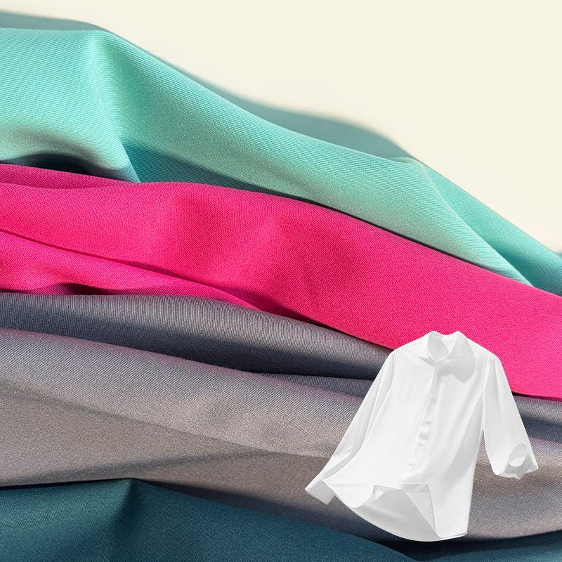 Natural Bamboo Fiber Custom Printed Stretch Uniform Fabrics