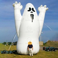 Airblown Marshmallow Man Ghostbusters Stay Puft Marshmallow Man Gonflable Halloween Yard Décoration