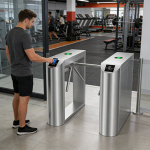 Tornello Commerciale a Battente ad Alta Sicurezza per il Controllo Accessi in Palestre e Club - Product Image 3
