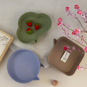 Timesrui bricolage cristal compte-gouttes bougie tasse stockage bol moule nuage carré rond bougie conteneur Silicone moule - Product Image 5