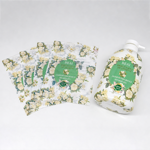 <span class=keywords><strong>Film</strong></span> rétractable personnalisé pour bouteilles de soins de la peau, pour l'emballage de gel douche, étiquettes thermorétractables flexibles en PET PVC - Product Image 4