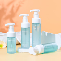 Flacon avec gant bronzant pour le bain du corps, emballage personnalisé pour les soins de la peau, flacons d'huile bronzante en plastique, flacon en mousse de 100 ml
