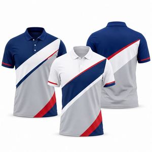 DTG Sublimation <b>Polo</b> Shirt Manufacturer Low MOQ Custom Orders with Full Print Design for Sportswear and Promotional Uniforms - Product Image 1
