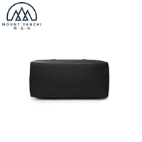 Sac fourre-tout décontracté de luxe en cuir véritable avec logo personnalisé, protection RFID, grande capacité, portable, à deux poignées, modèle Yanzhi