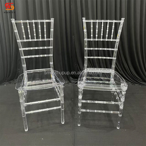 Chaises Chiavari en résine transparentes empilables en gros à bas <span class=keywords><strong>prix</strong></span> pour hôtels, banquets, événements et réceptions - Product Image 2