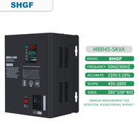 # Arrivé Entrée 45-280V 10KW Monophasé 220V AC Régulateurs Automatique Basse Tension Suspendus Stabilisateur de Relais Mural AVR