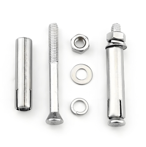 Ancrage à expansion lourde en acier inoxydable galvanisé à chaud avec crochet, manchon <span class=keywords><strong>de</strong></span> fixation, <span class=keywords><strong>cale</strong></span> et écrou Dyna pour béton - Product Image 3