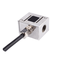 Sensor de Carga Tipo S Fibos FA302B, Sensor de Fuerza de Tracción Mini, Sensor de Fuerza de Estiramiento de 10 kg a 200 kg, Roscado