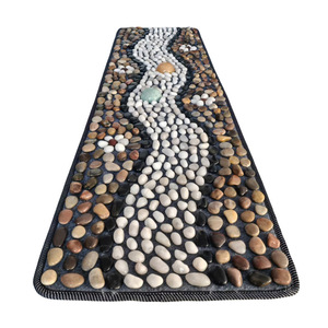 Alas Pijat Kaki Batu Kerikil, Selimut Pijat Titik Akupuntur, Alas Batu Yuhua, Pelat Tekanan Jari untuk Rumah Tangga - Product Image 4