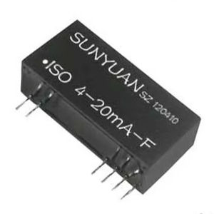 DIN-Schienen montierter <span class=keywords><strong>2</strong></span>-Draht-4-20-mA-Signalisolator Passiver, schleifen betriebener Sender für die SPS-Programmierung von Industries ensoren - Product Image 1