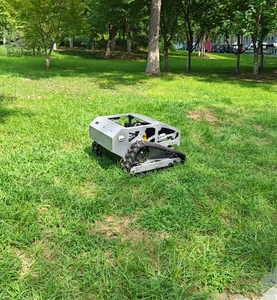 4-Stroke Cordless Remote Control Crawler Mower Self-Propelled Orchard Weeder DIY <b>Engine</b> 1200W Power Grass Returning 550mm - Product Image 3