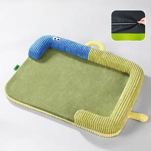 Nouveau tapis rafraîchissant pliable double face respirant pour chiens et chats PKY avec coussin en coton PP à motif à carreaux pour usage intérieur - Product Image 4