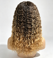 Perruques frontales en dentelle HD 13x6, blondes, balayage, bouclées et ondulées, de luxe, sans colle, transparentes, en cheveux vierges bruts, avec mèches, vente en gros