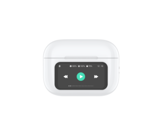 Écouteurs sans fil BT de haute qualité <span class=keywords><strong>Anc</strong></span> Enc avec écran intégré, faible latence, multilingues, A9 PRO - Product Image 5