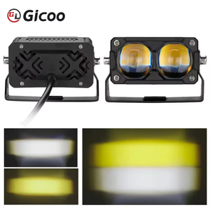 GICOO IP67 Waterproof 80W 11000LM 12V LED Auxiliary Spot <b>Light</b> 6000K High Bright Motorcycle <b>Driving</b> Lamp Off Road Fog <b>Light</b> - Product Image 2