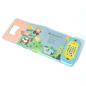 Livre personnalisé pour bébé, livre sonore interactif <span class=keywords><strong>avec</strong></span> comptes en becsuille en anglais, mini-téléphone interactif, apprentissage précoce OEM - Product Image 5