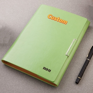 Cuaderno FSC personalizado con páginas en blanco para presupuesto A6 A5 A4 B5, cuaderno de hojas sueltas rellenable con bolígrafo, diario de viaje - Product Image 1