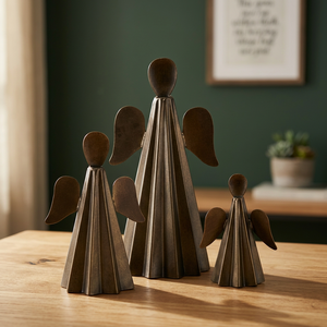 Ensemble de 3 lanternes en fil de fer noir Sonnet Decor, porte-bougies faits à la main, durables, design minimaliste antique, écologiques, imperméables pour - Product Image 2