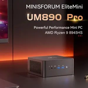 كمبيوتر MINISFORUM UM890 UM880 Pro UM790 Pro XTX كمبيوتر صغير للألعاب <span class=keywords><strong>AMD</strong></span> R9 8945HS 7940HS R7 8845HS 2 * DDR5 2 * USB4.0 كمبيوتر NUC WiFi6E - Product Image 2