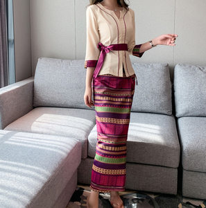 Tenue de massage pour femmes, vêtements d'<span class=keywords><strong>esthéticienne</strong></span> et de <span class=keywords><strong>esthéticienne</strong></span>, combinaison professionnelle, à manches mi-longues, deux pièces, collection printemps et été - Product Image 4