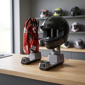 <span class=keywords><strong>Secador</strong></span> de <span class=keywords><strong>Casco</strong></span> Portátil Eléctrico de 100W con Función de Esterilización para <span class=keywords><strong>Casco</strong></span> y Guantes de Motocicleta y Bicicleta 220-240V - Product Image 5