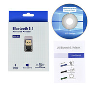 Adaptador USB Bluetooth 5.1 HIGI para PC, Sin Controladores, Mini Adaptador Bluetooth 5.3