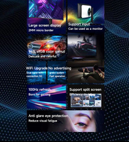 Komputer desktop game terlaris 32 34 inci dalam satu PC layar lengkung semua dalam satu pc i7 i5 i3 AIO untuk rumah kantor